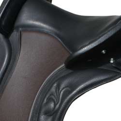 Ibero Barock - Seat black, saddle flap mocha